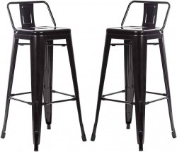 Metal Barstool (Black)