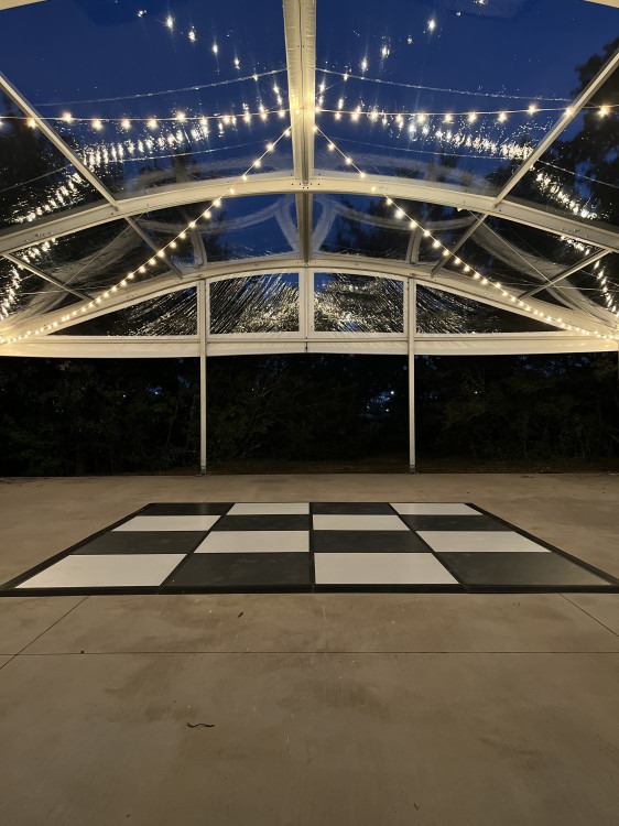 Dance Floor (4'x4') - SICO Black/White