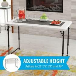 Lifetime204 Foot20FIH20Rectangle2 1748982944 Lifetime 4-Foot Adjustable Fold-in-Half (White)