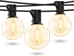 Bistro String Lights (Globe Style - Black) Bistro String Lights (Globe Style - Black)