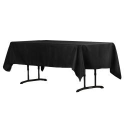 Poly 60x102 Black 1771893375 120" x 70" Linen